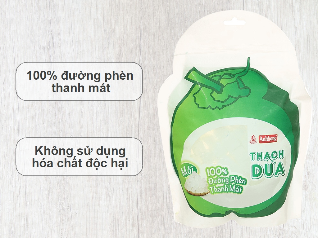 ĐỒ UỐNG TRUYỀN THỐNG - THẠCH DỪA ÁNH HỒNG TÚI 400GR / 900GR C