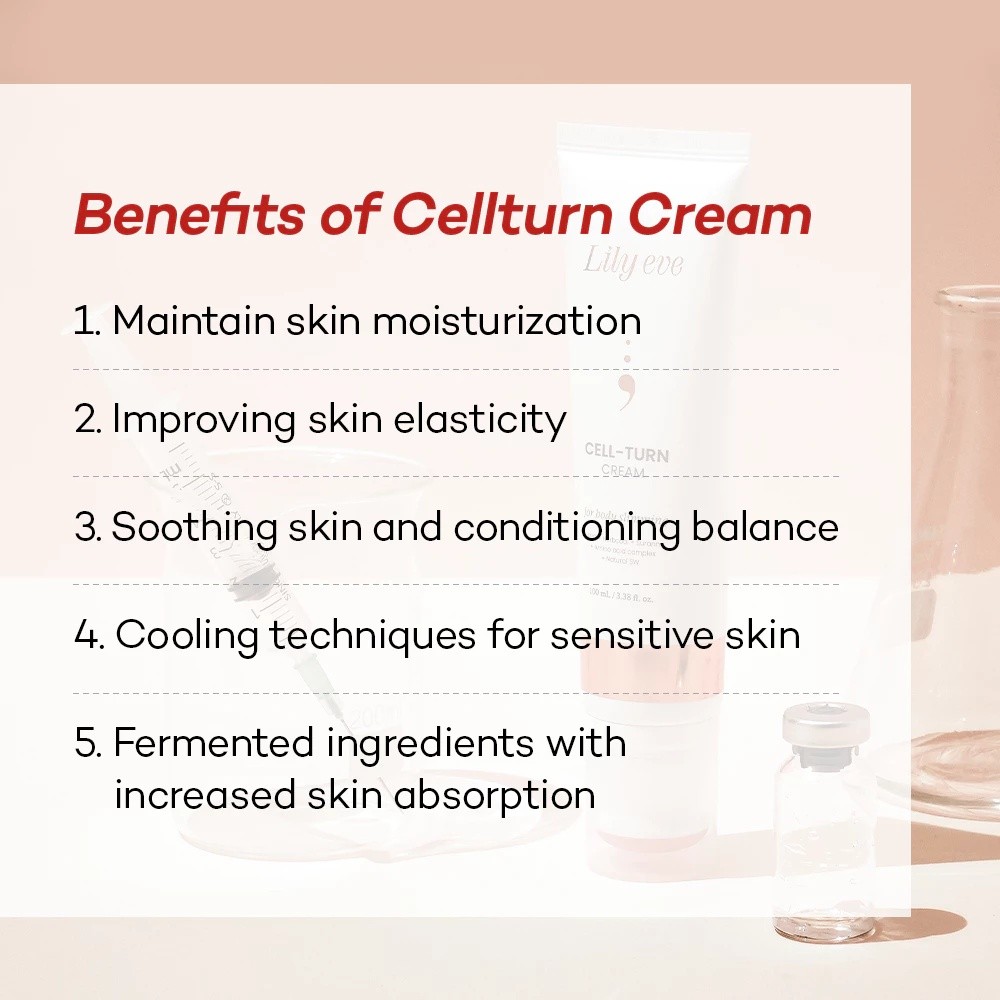 Lilyeve] Cell-turn cream body care dermal cosmetics 100ml