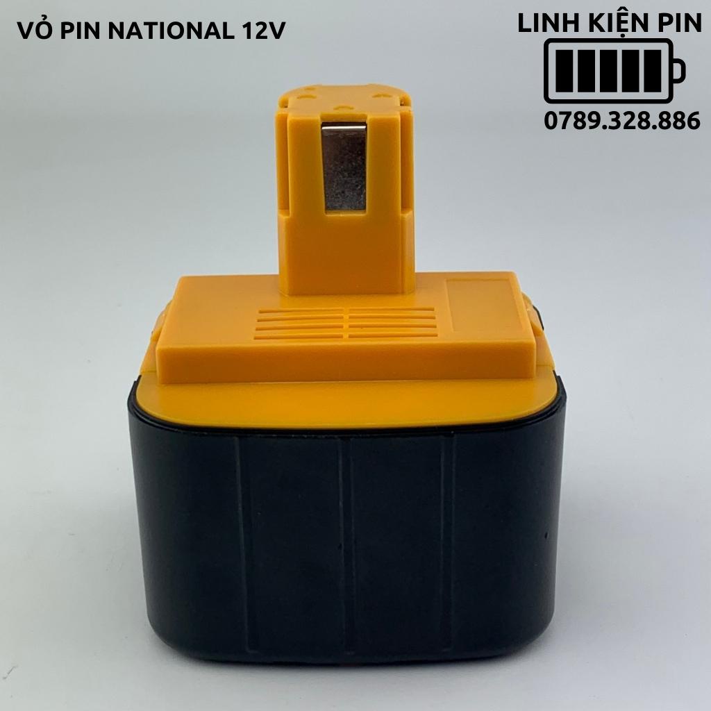 Vỏ pin national 12v mới đóng được 6 cell