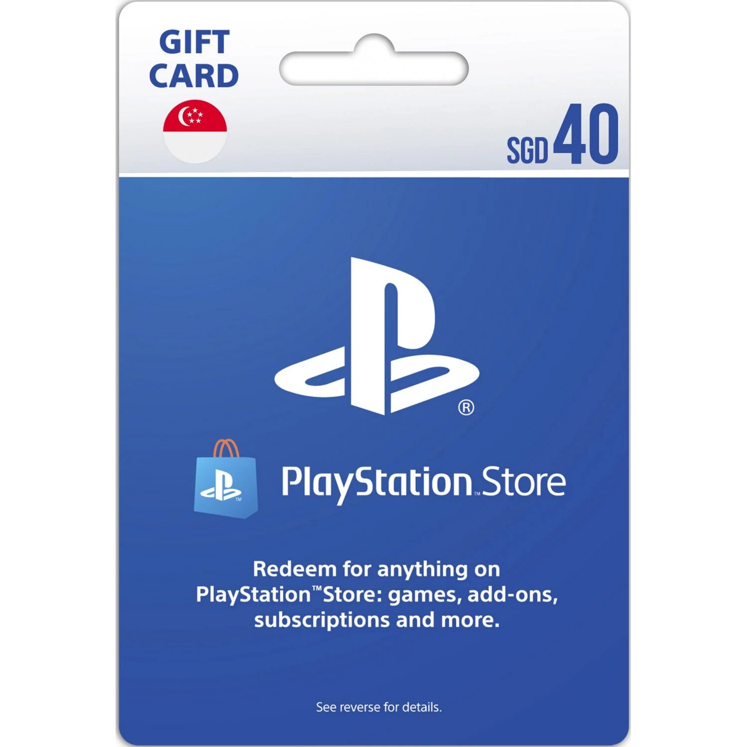 PSN 15 / 20 / 40 / 50 SGD Digital Code - PlayStation Network (SG ...