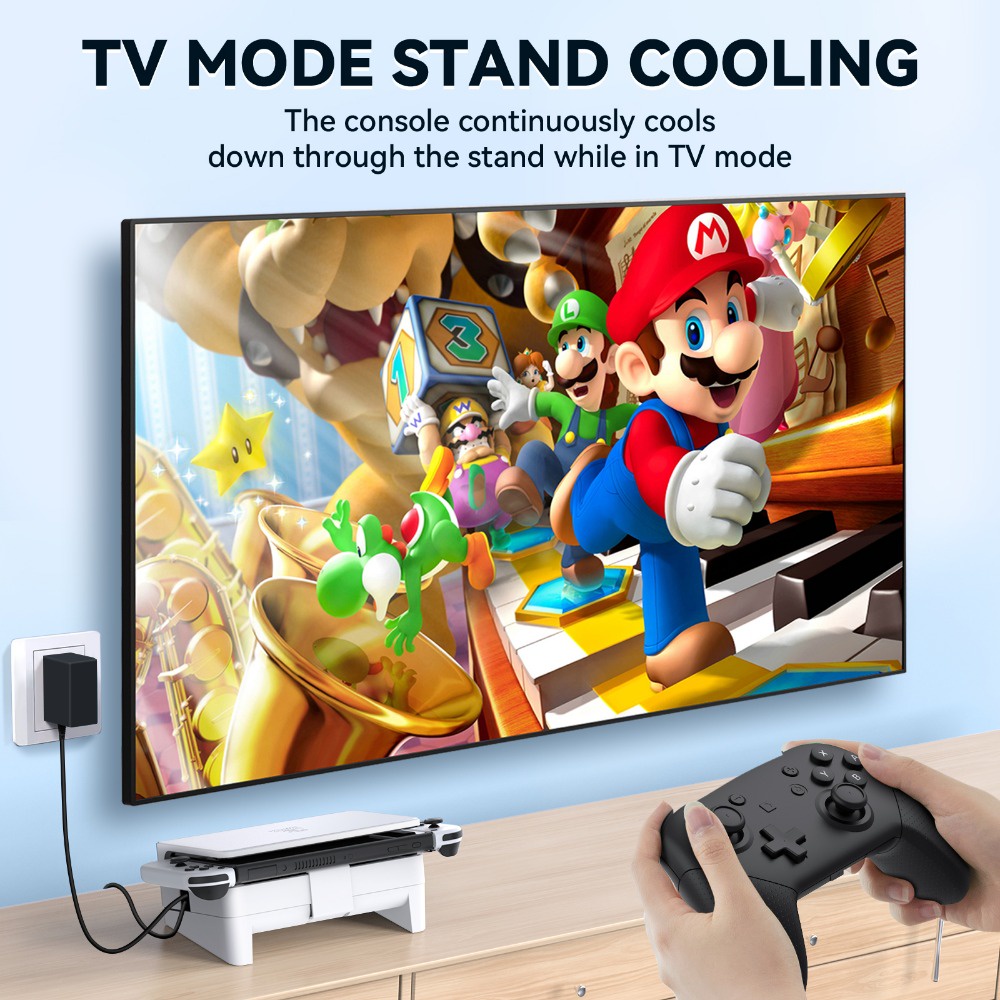 IINE Horizonal Base Cooling Fan for OLED Dock Compatible Nintendo Switch OLED