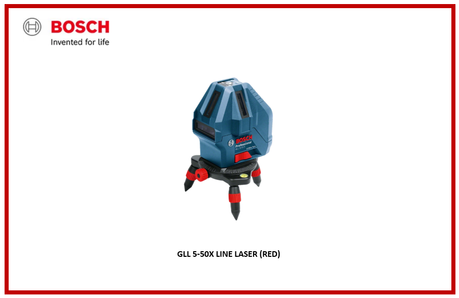 BOSCH GLL 5-50X Line Laser Level 