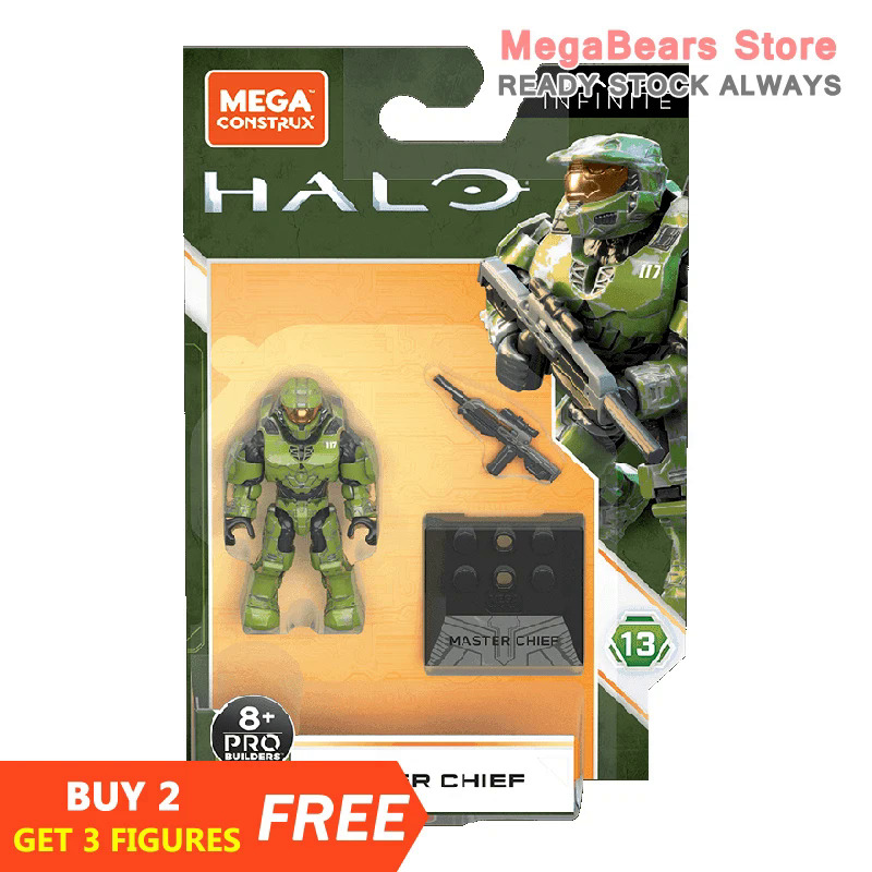 Mega Bloks Construx Halo Heroes Series 13 GVP37 Master Chief