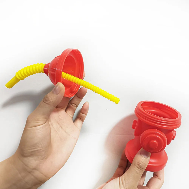 【New Arrivals】New Fire Hydrant Straw Cup With Lid Suitable For ...