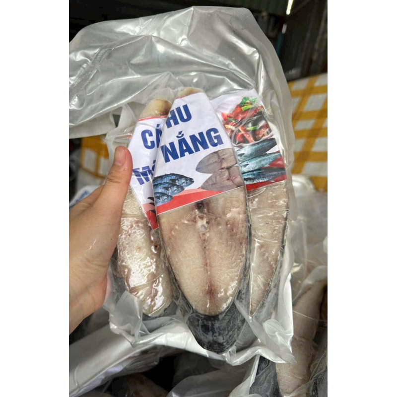 Cá thu 1 nắng cắt khúc 1kg