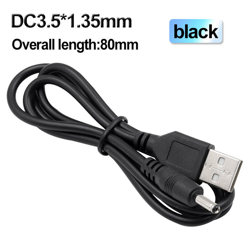1PC Power Cable Connector Barrel For USB Fan USB Lamp Round Hole Adapter 5v Connector Power Cord Charging Cable