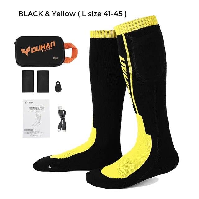 5V 5000mAh Heated Socks 4 Gears Adjustable Electric Socks for Men