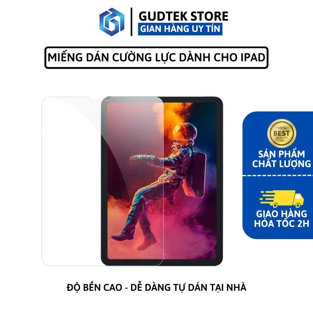 Miếng Dán Cường Lực 9H Bảo Vệ Màn Hình iPad