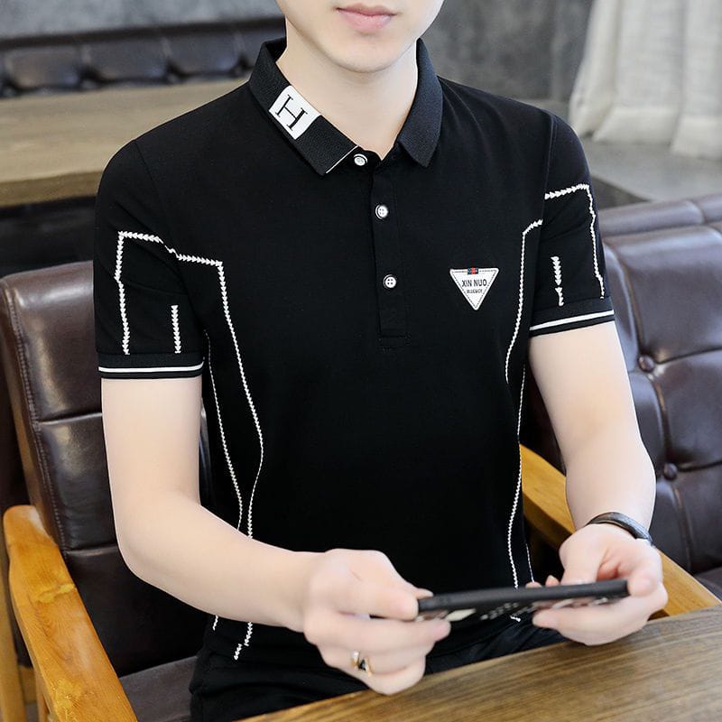 New Design Good Quality Plain Mens Golf Lapel Polo Shirt for