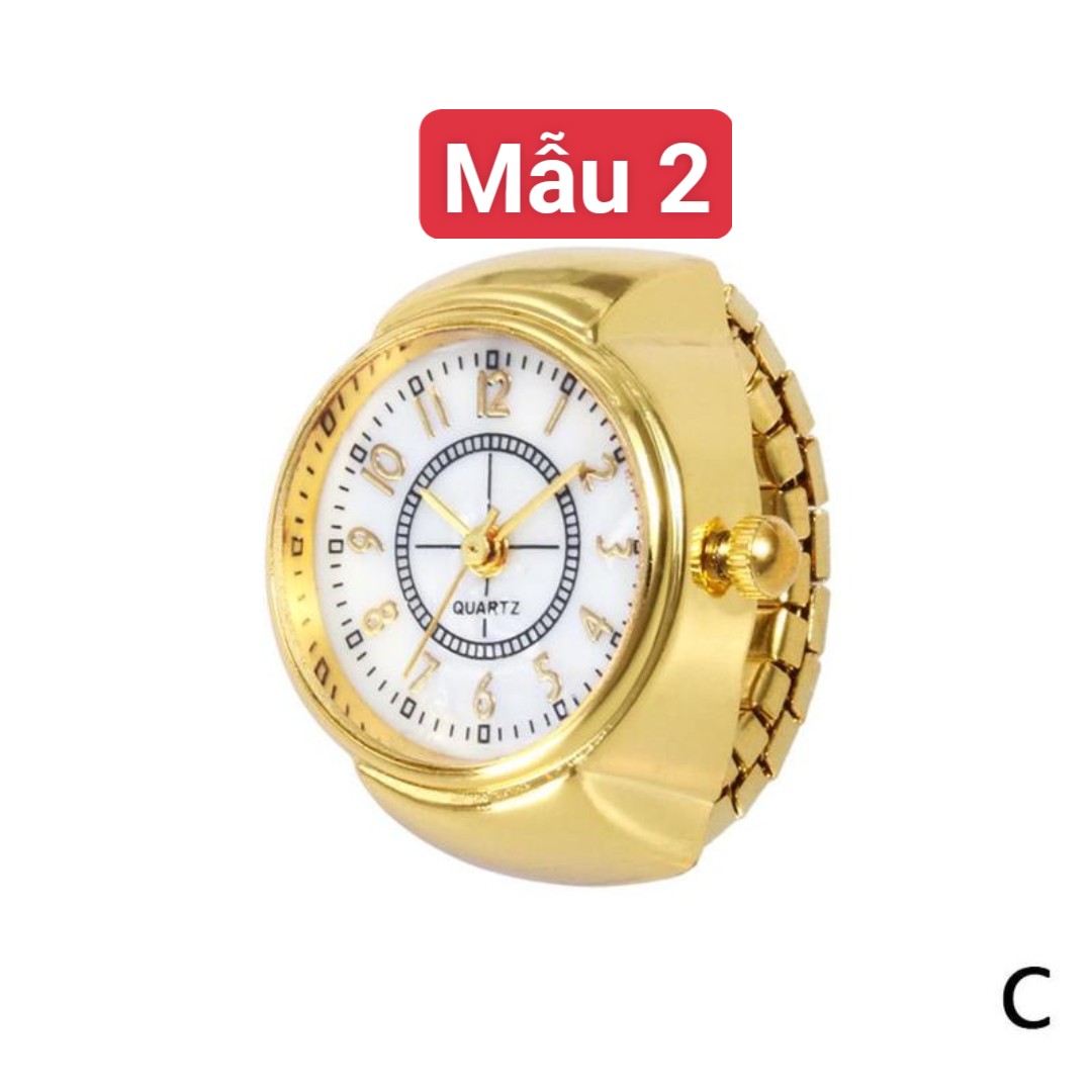 Nhẫn đồng hồ nam nữ thời trang quý tộc