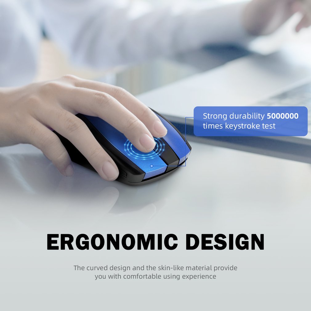 2.4ghz Wireless Gaming Mouse 6 Keys Usb Pro Gamer Mice For Pc Lap Desk ...