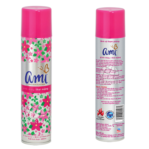 Nước hoa Xịt Phòng Ami 280ml (nhiều mùi hương)