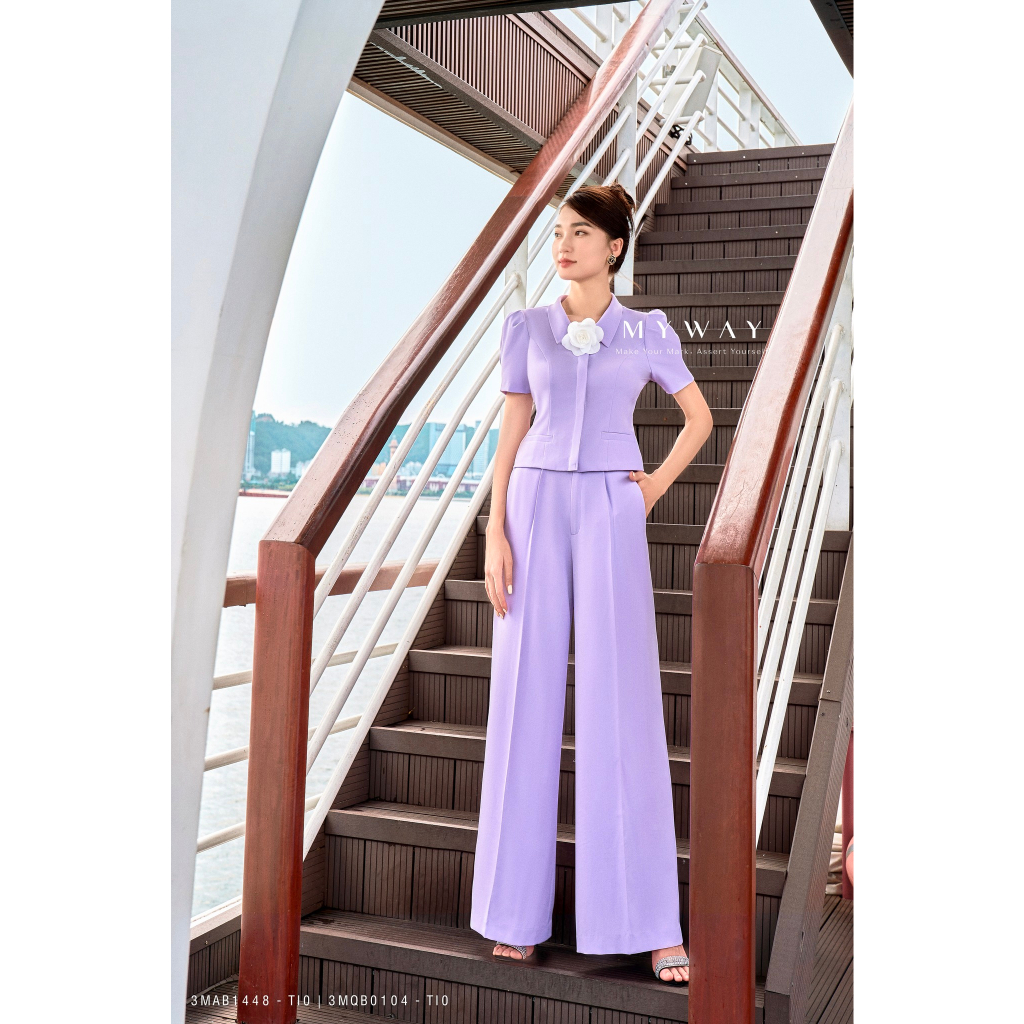 Sét áo quần nữ my way công sở sang trọng 3mab1448 - 3mqb0104 ti0