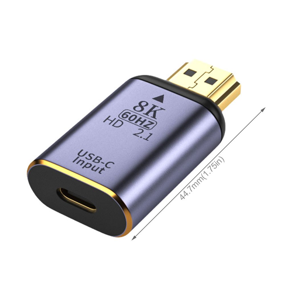 X mom baby tv chiếu sấm-bolt 4 8k 60hz bộ chuyển đổi tương thích mini dp sang hdmi nam để nữ video chuyển đổi usb type-c để hdmi-tương thích