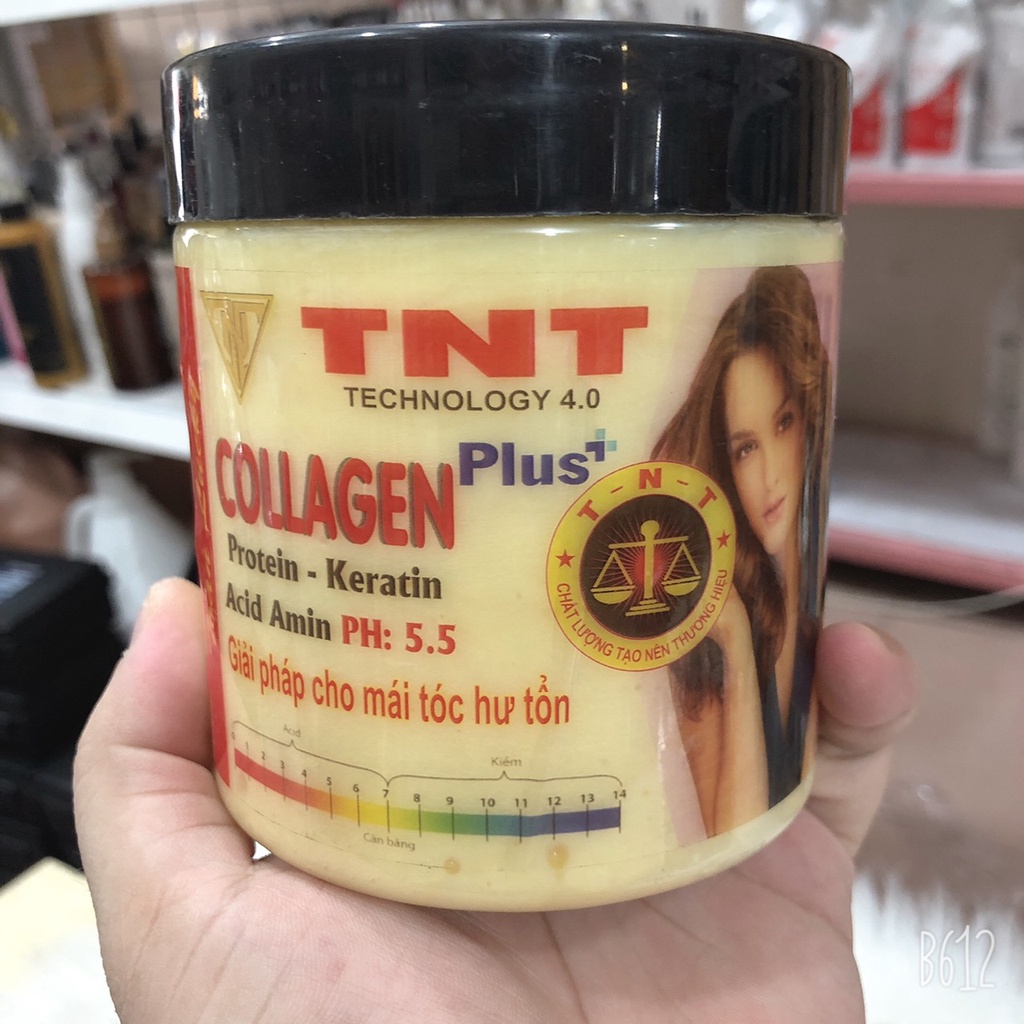 Dầu hấp ủ tóc phục hồi collagen men sống tnt 500ml..0385669939 phục hồi collagen men sống tnt
