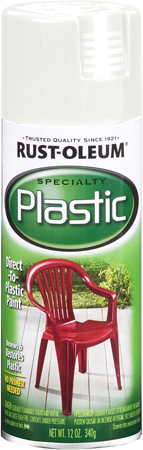 white plastic primer spray paint