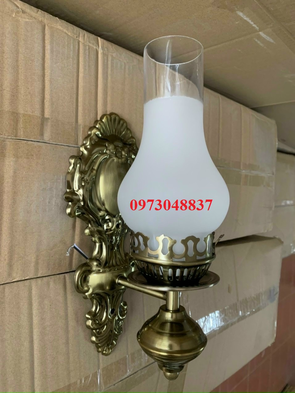 Đèn thờ LED gắn tường - Đèn tường trang trí phòng thờ, nhà cổ