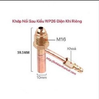 Đầu Chế Mỏ Hàn Tig QQ150 - WP26 - WP17