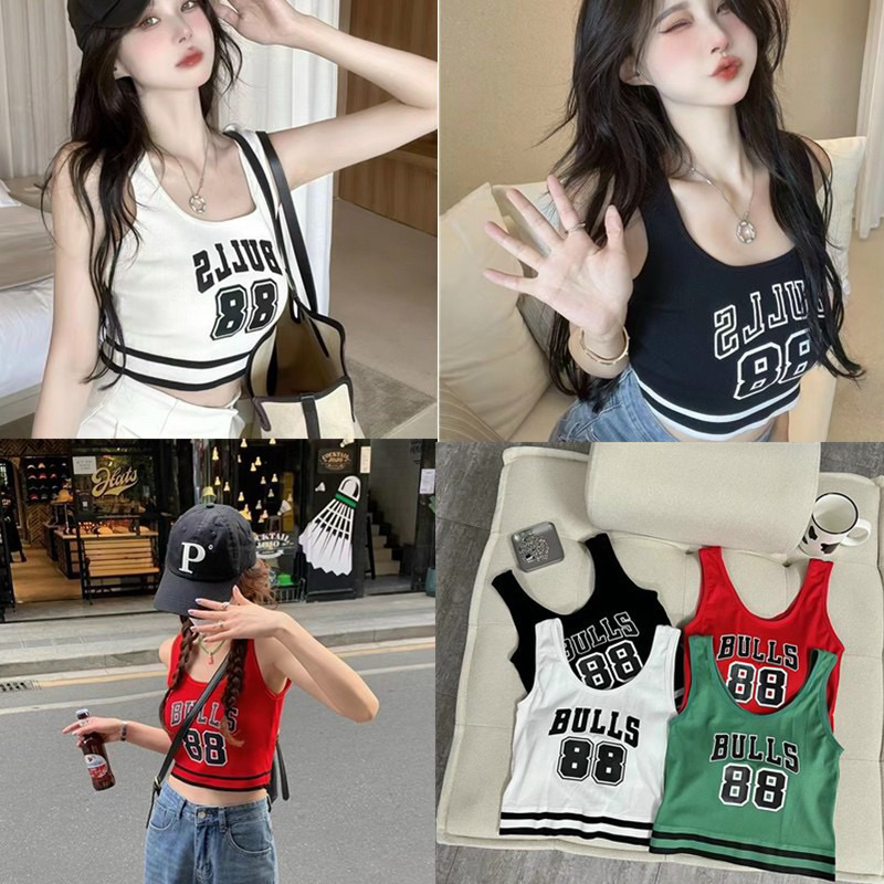 áo Bra thể thao bulls 88 dáng lửng 6621