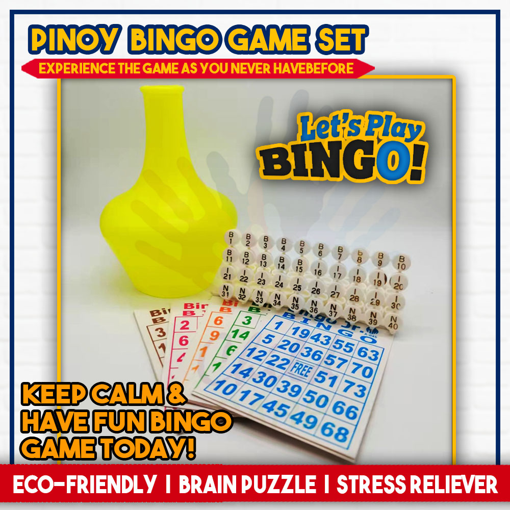 PINOY BINGO Classic Game Complete Set W/50 CARDS & 75 Tiles Multiplayer