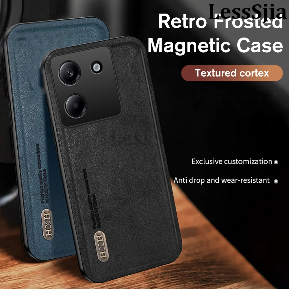 Phone cover Xiaomi Poco M7 Pro Back case Matte texture Retro waterproof Anti-Slippery For Xiaomi Poco M7 Pro 5G Phone cases.
