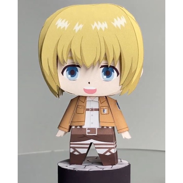 Mô hình giấy attack on titan anime manga attack on titan ts8