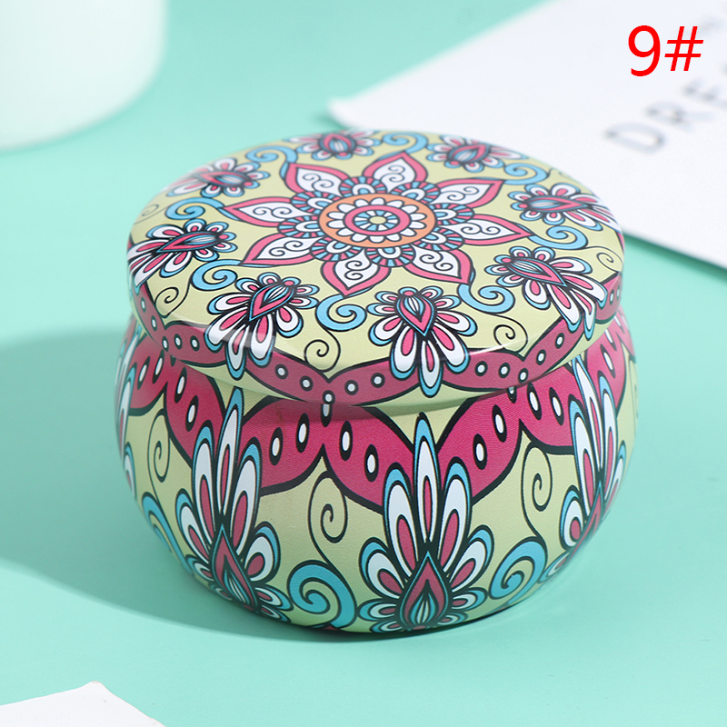 【Best value】 New Candy Box Drum-shaped Cookie Box Party Supply Tea Pot Tin Box Jewelry Box.
