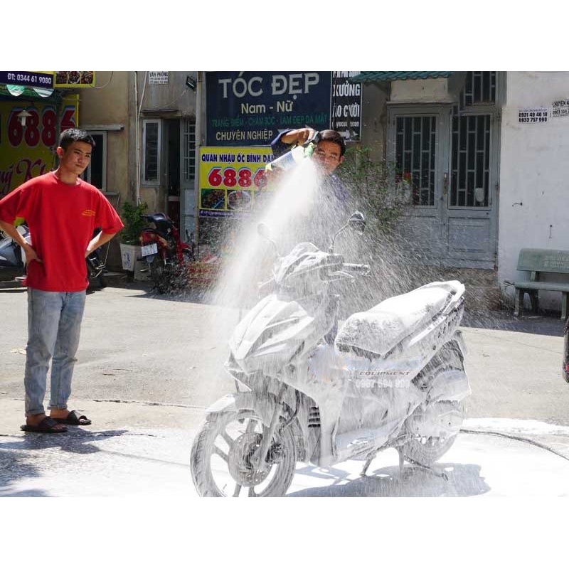 Combo 2 gói bột rửa xe bọt tuyết không chạm MAX1, WASHMAX Auto Care