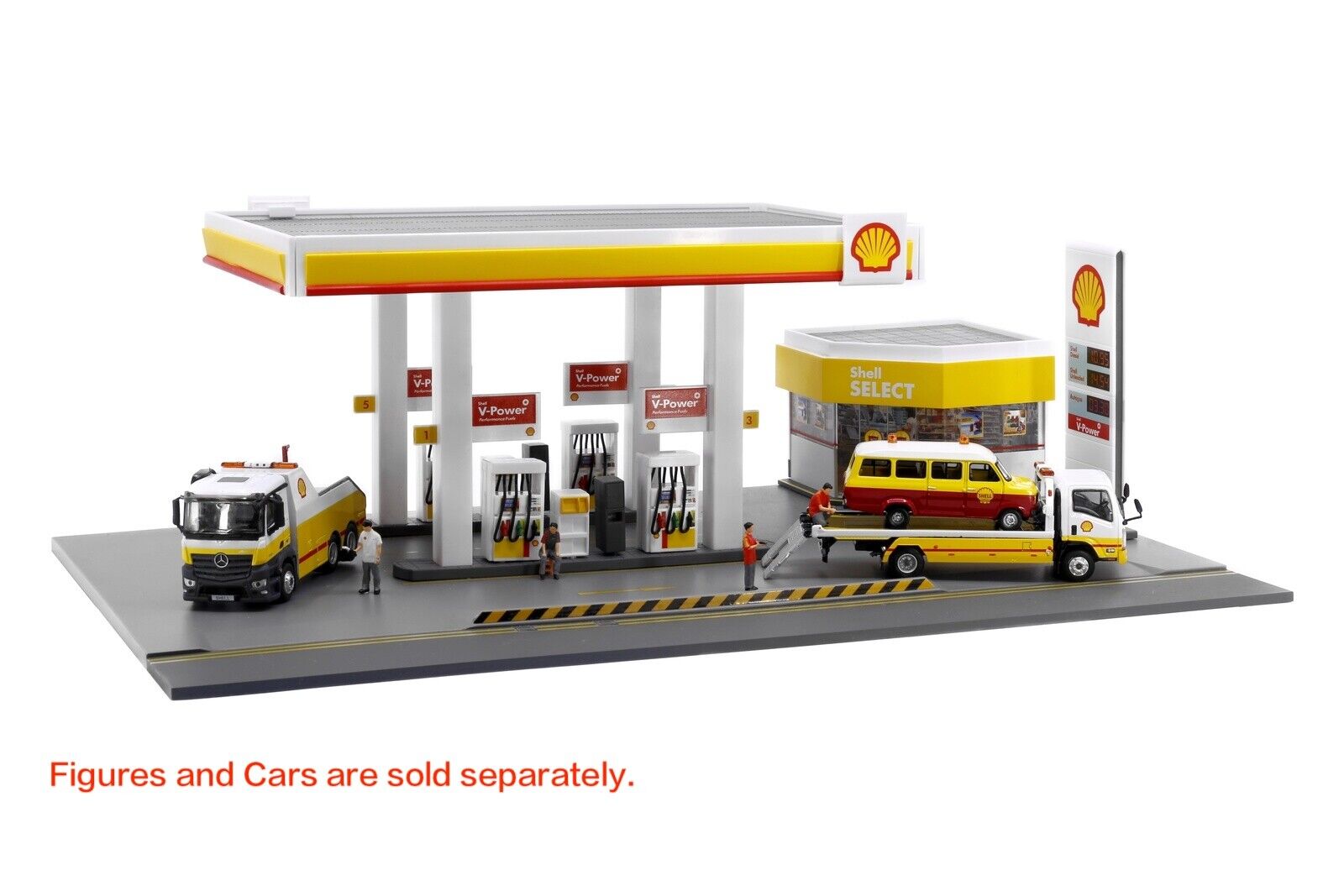 Tiny City 1/64 or 1:64 scale - Diorama Shell Petrol Station