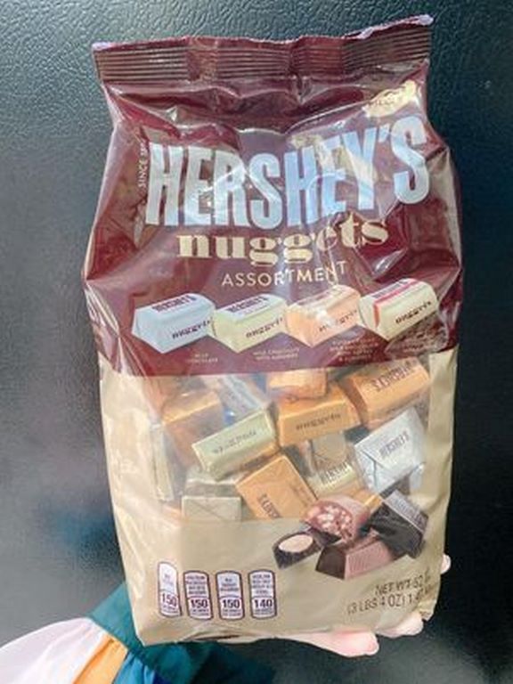 Kẹo socola hersheys nuggets đủ vị 1.47kg của mỹ - hàng chuẩn 300g