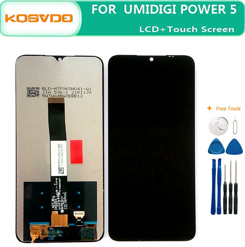 For umidigi power 5 lcd display + touch screen assembly high quality umidigi power 5s power5 lcd tested screen glass panel +tool