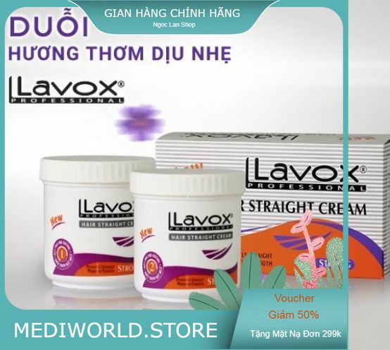 Duỗi lavox hương thơm nhẹ 500ml*2 - chính hãng