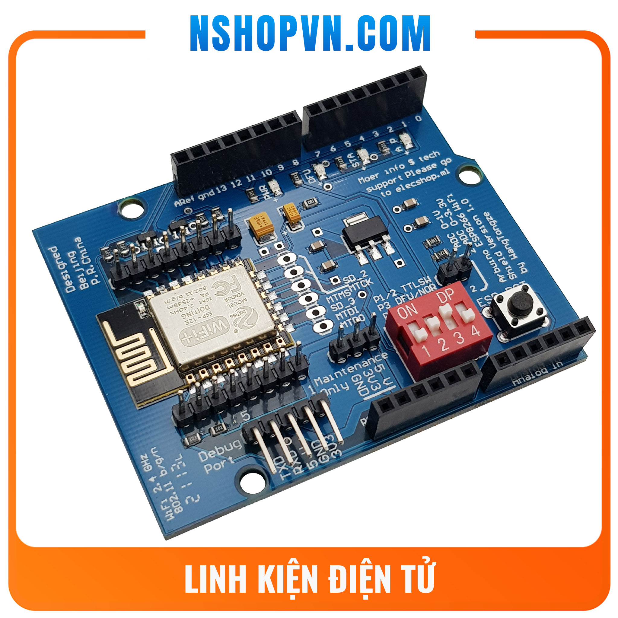 Arduino esp8266 wifi shield