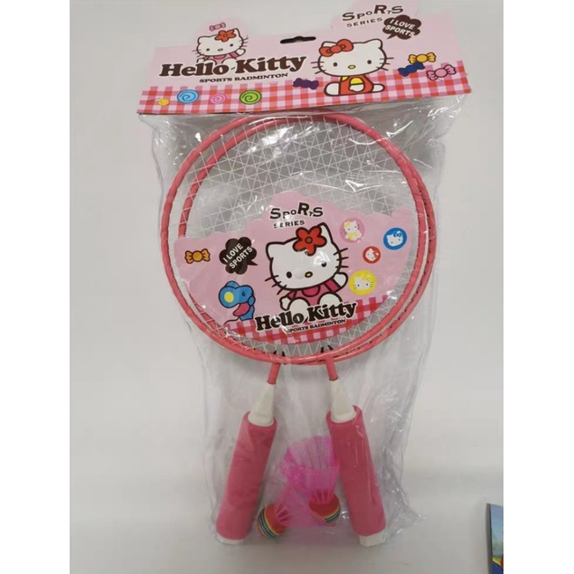 Bộ vợt đánh cầu lông mini cho bé tặng kèm 2 trái cầu lông - Thingkids