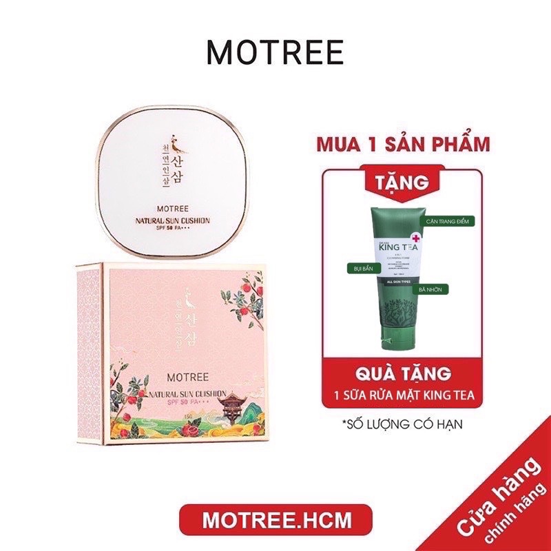 [ MÃU MỚI ] Phẩn Phủ Cushion Chống Nắng Lựu Sâm Motree
