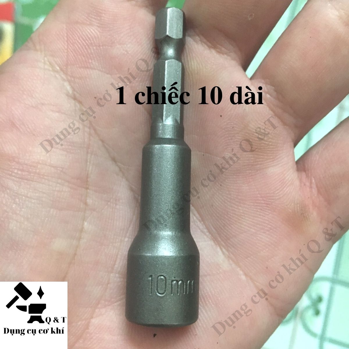Đầu siết bulong , Đầu bắn tôn 8mm 10mm chuôi lục giác