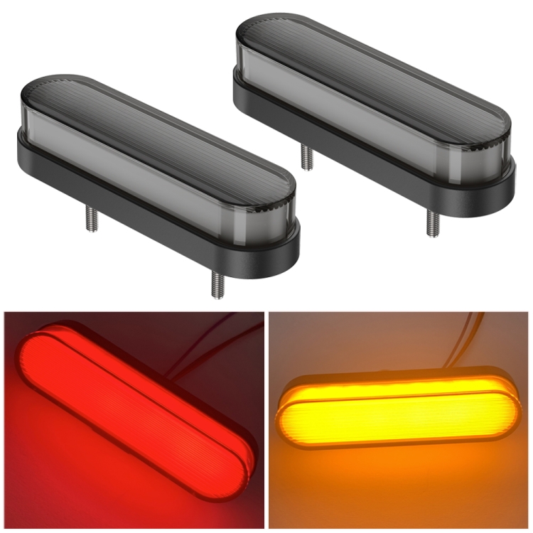 AutoMarkets 1 Pair Double Color Brake Light Turn Signal Light