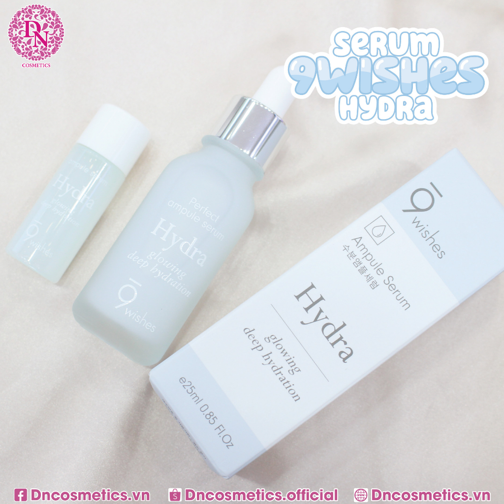 Tinh chất dưỡng ẩm 9 Wishes Hydra Glowing Deep Hydration Ampule Serum