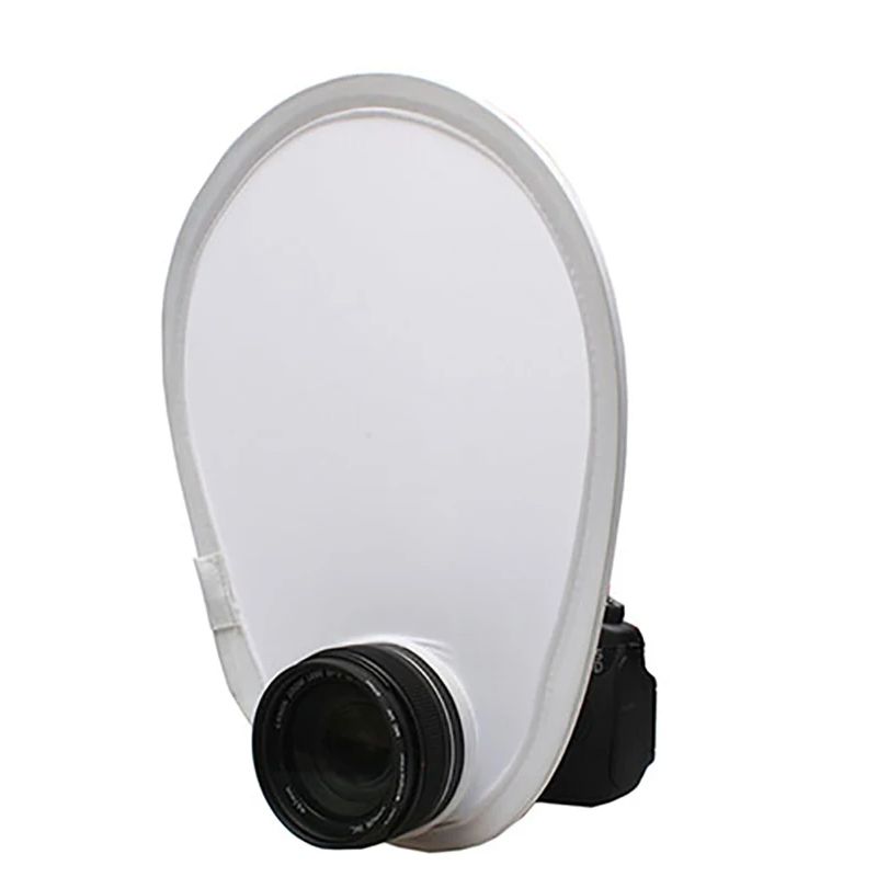 Flash Diffuser Reflector White Flash Diffuser Softbox 30cm Portable ...