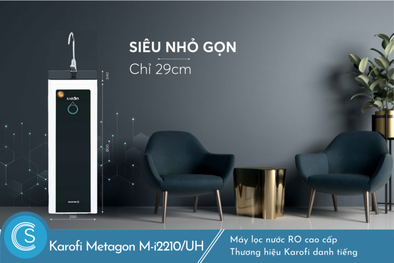[Trả góp 0%]Máy lọc nước R.O Hydrogen Karofi M-I129/H 9 lõi