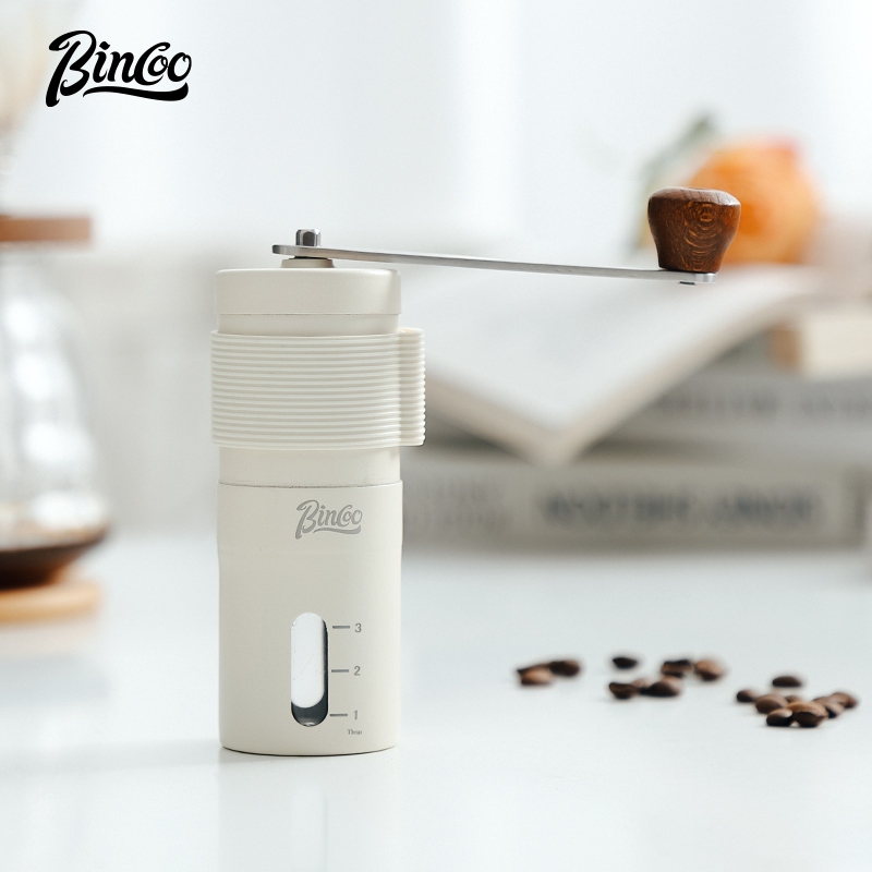 BINCOO Hand Coffee Grinder Small Portable Coffee Bean Grinder Folding Mini Manual Coffee Grinder Coffee Maker