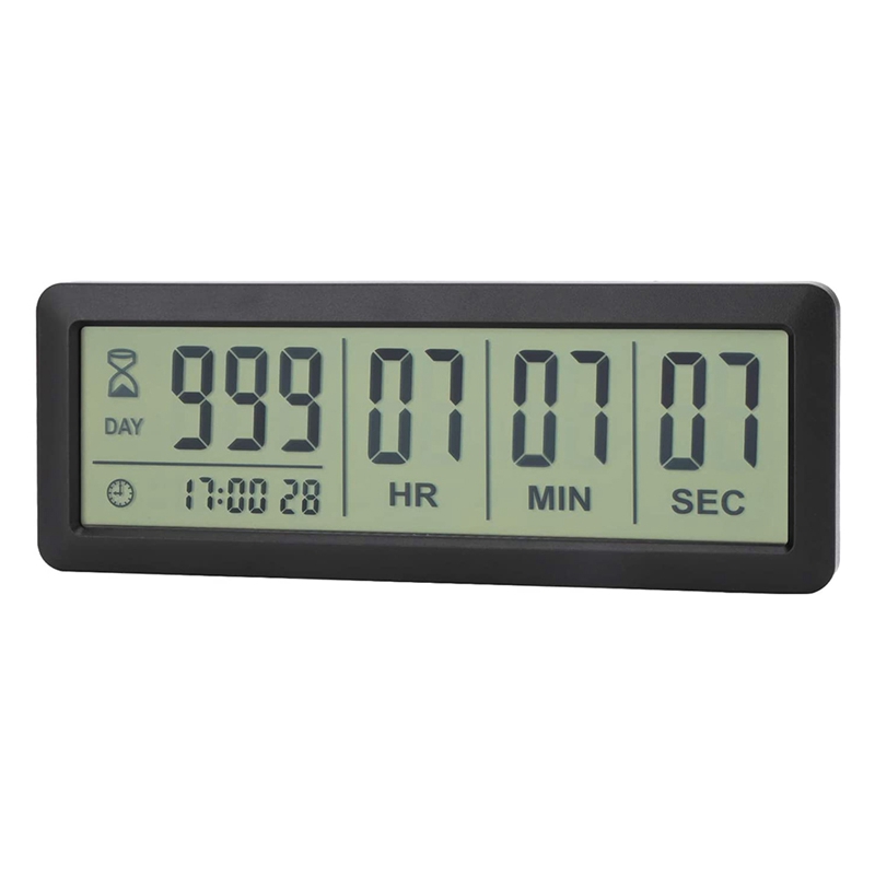 Big Digital Countdown Days Timer Clock - 999 Days Count Down Clock ...