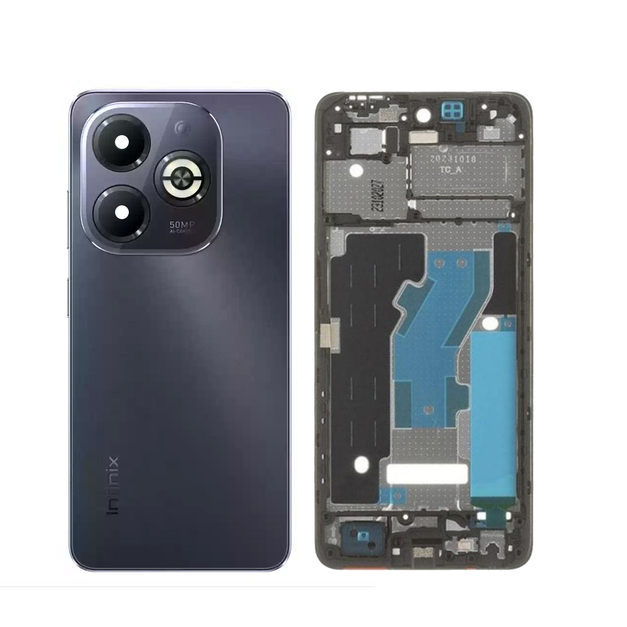 Infinix%20Smart%208%20Plus%20Rear%20Complete%20Body%20Casing%20Housing%20Replacement%20For%20Smart%208%20Plus%20-%20Black%20-%20Image%202