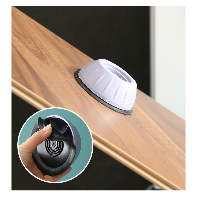 Combo of 4 High-Quality Anti-Vibration and Anti-Slip Foot Pads for Washing Machines, Tables, Chairs, Refrigerators