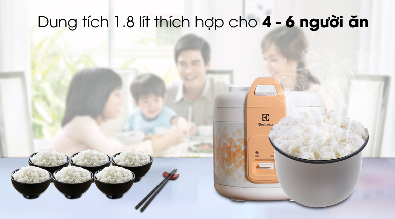 Nồi Cơm Điện Electrolux 1.8 lít ERC3105