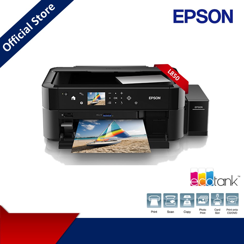 Epson EcoTank L850 A4 Multi-Function 6-Colour Photo Ink Tank printer |  Lazada Singapore