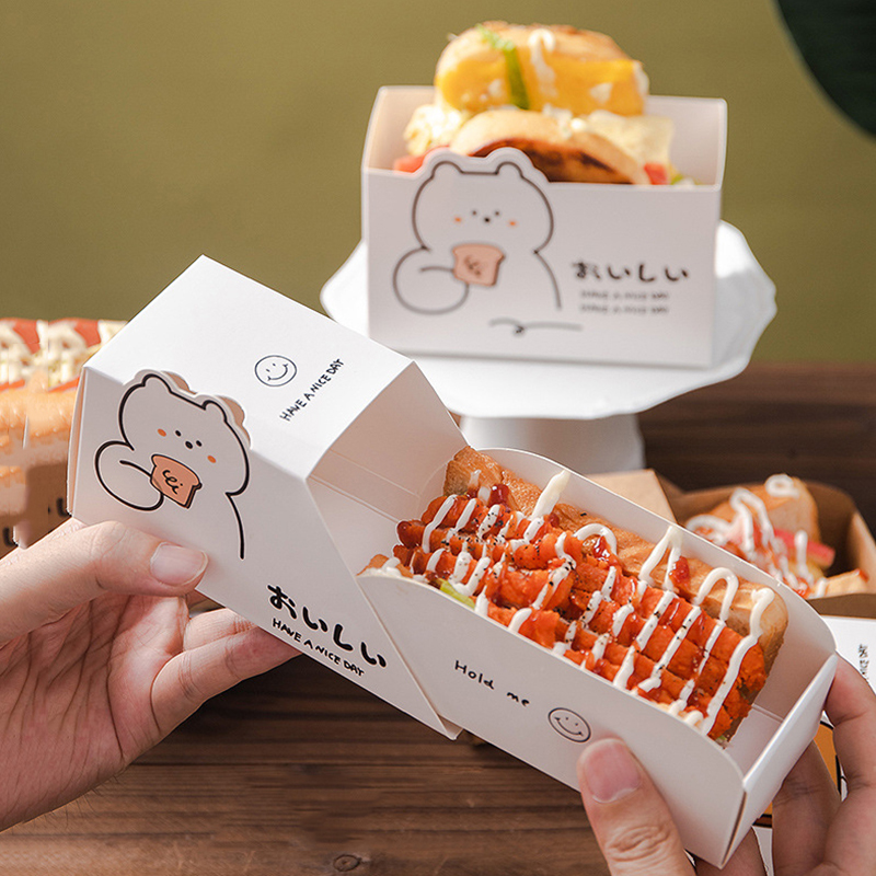 10pcs%20Cartoon%20Food%20Wrapping%20Paper%20Box%20Bread%20Toast%20Sandwich%20Burger%20Breakfast%20Takeaway%20Bento%20Disposable%20Packaging%20Boxes%20Restaurant%20MENGYU%20-%20Image%205