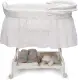 Delta Children Deluxe Sweet Beginnings Bedside Newborn Baby Infant Child Children Kids Bassinet Portable Crib Cot Bed with Lights and Sounds, Turtle Dove. 