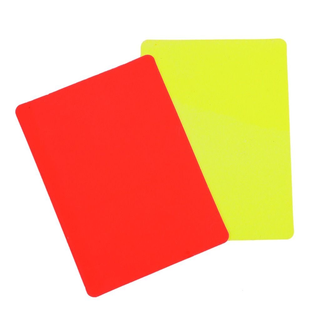 RIRIANN PVC PVC Football Referee Warning Card Yellow Card Red Card ...