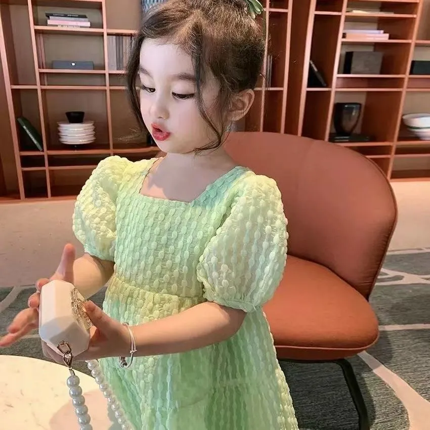 ASGE Đầm Phong Cách Hàn Quốc Susoender Thời Trang Trẻ Em Chất Lượng Cao
